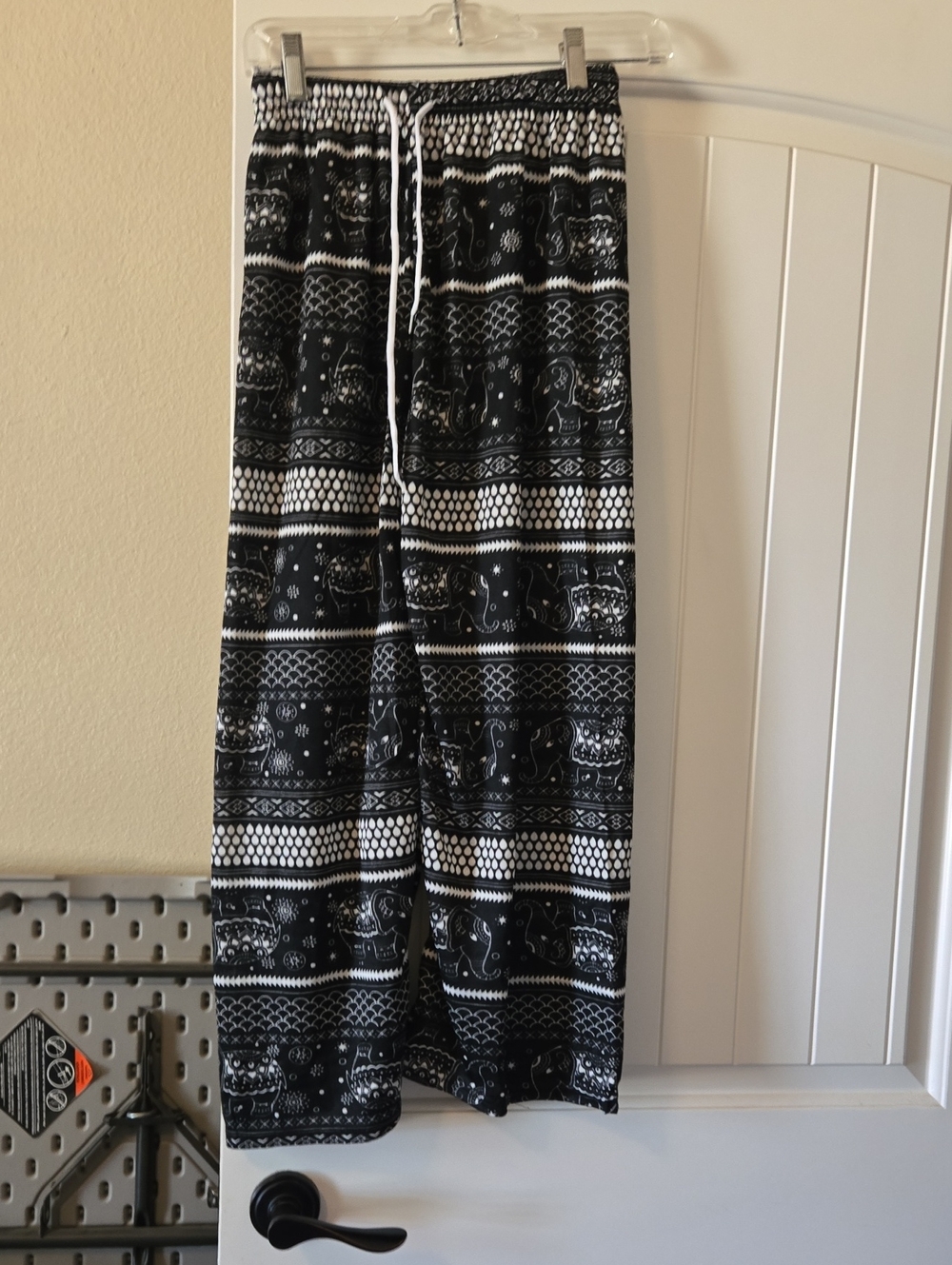 Black & White Patterned Kids Lounge Pants